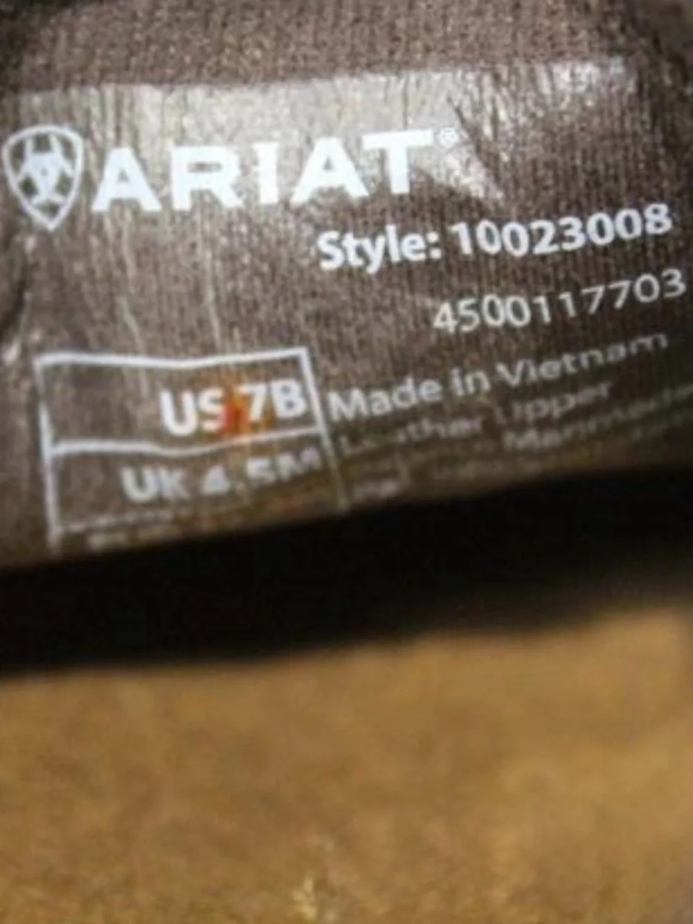 NWT Ariat Leather Women's Cruiser Slip-On Shoes - Brown Bomber,           Size 7
